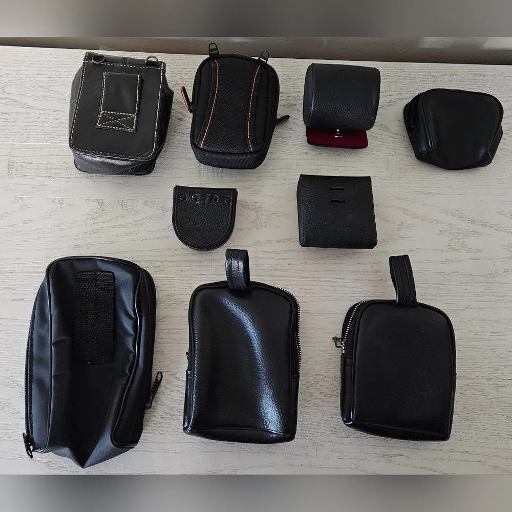 9 Camera Lens Cases Body Flash Canon, Pentax Honeywell Rollei Case Logic
